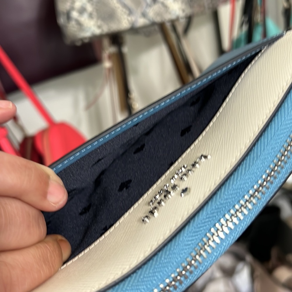 SOLD Kate Spade Staci Colorblock Zippy Wallet - Picture 4 of 7